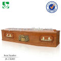 handcraft high qulity European style hardwood exported coffin